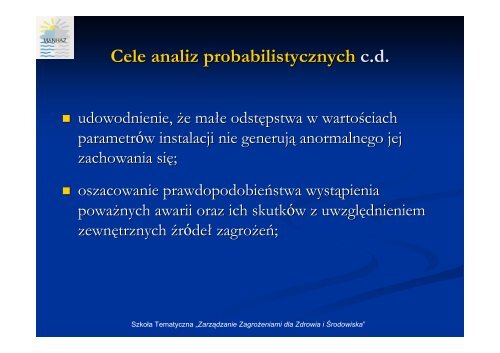 Podstawy analiz bezpieczeństwa - MANHAZ