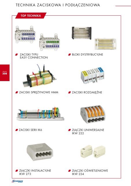 TECHNIKA ZACISKOWA I PODŁĄCZENIOWA - Schrack