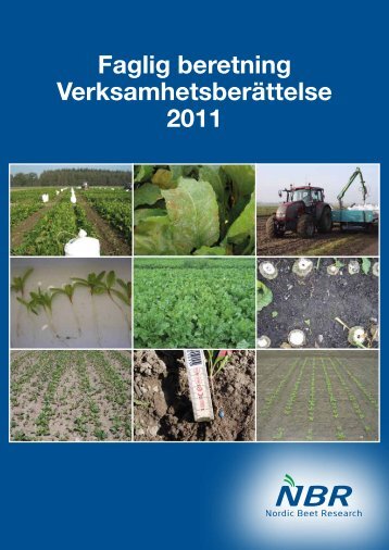 Faglig beretning Verksamhetsberättelse 2011 - NBR Nordic Beet ...