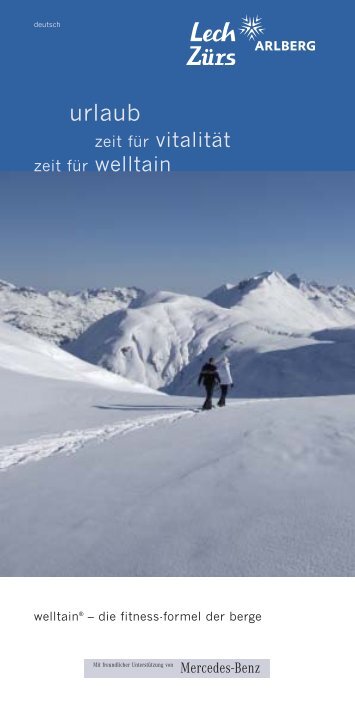 Welltain winter brosch deutsch it lech NEU - Lech-Zürs