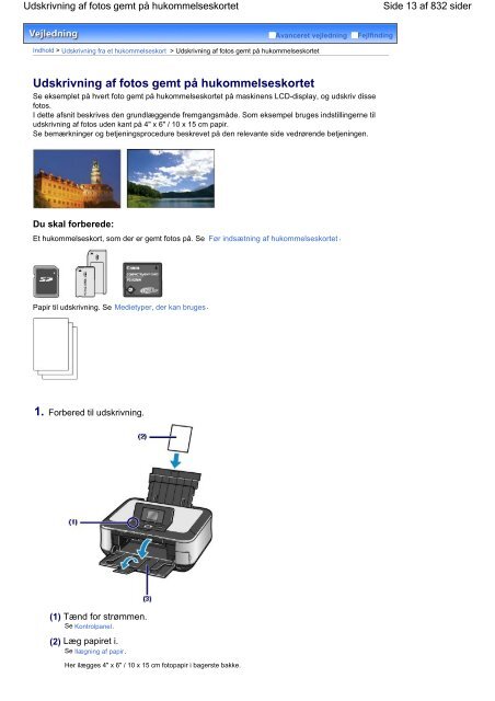 Udskrivning fra et hukommelseskort - Canon Europe