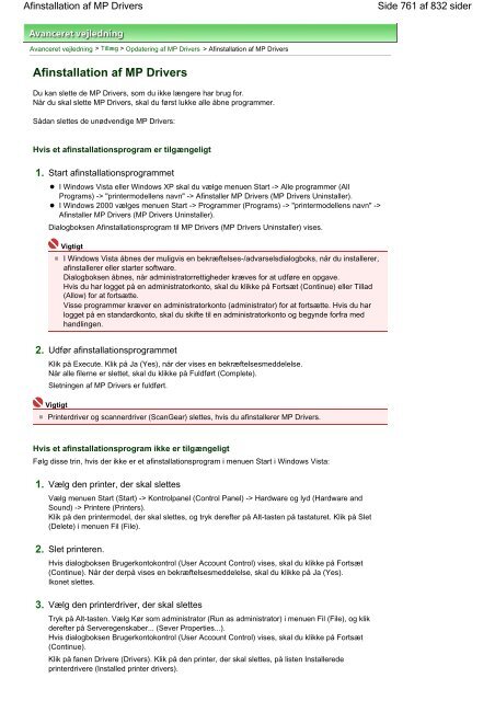 Udskrivning fra et hukommelseskort - Canon Europe