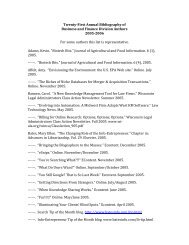 Twenty-First Annual Bibliography of Business and Finance Division ...