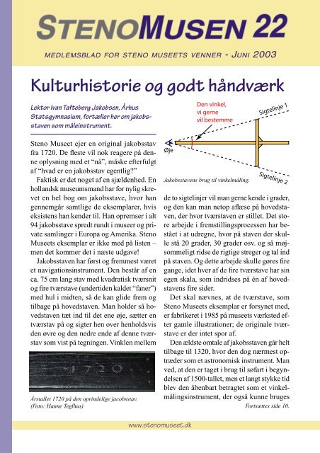 Nr. 22, juni 2003. - Steno Museet