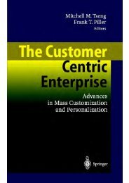 The Customer Centric Enterprise - Knowledge Base