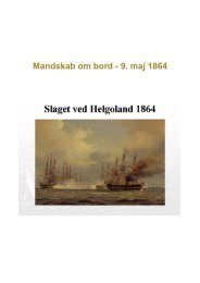 Mandskab om bord - 9. maj 1864 - Fregatten Jylland