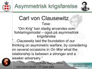 Undervisningsmateriale - Carl von Clausewitz