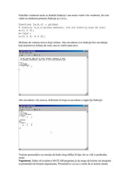 Priručnik za MATLAB - Ponude.biz