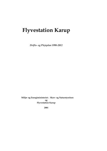 Flyvestation Karup drifts - Forsvarskommandoen