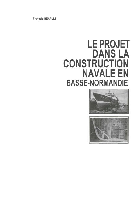 Le projet dans la construction navale en Basse ... - Verguillon