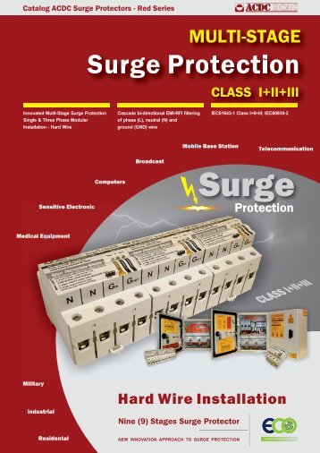 Catalog ACDC Surge Protectors - Red Series (http://shop.acdc-dcac.eu/)