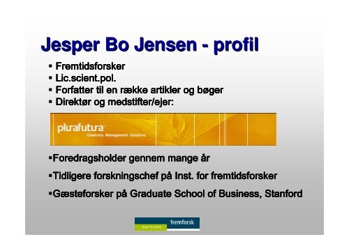 Den samplede generation - Fremtidsforskeren Jesper Bo Jensen