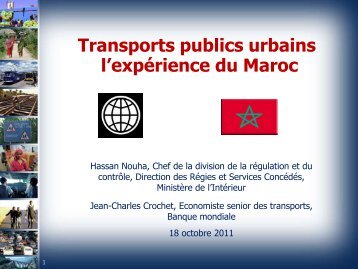 Transports publics urbains : l'expérience du Maroc - CMI