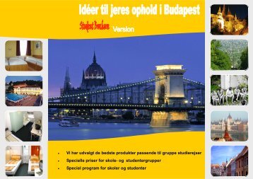 Budapest (Brochure Danish) Student Group Offer 2012.pub