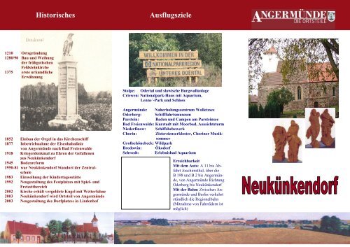 Neukünkendorf - Angermünde