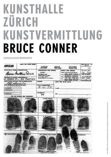 SCHULKLASSEN-WORKSHOPS - Kunsthalle Zürich