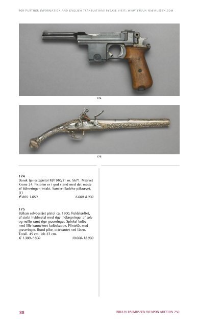 våben w eapons - Bruun Rasmussen