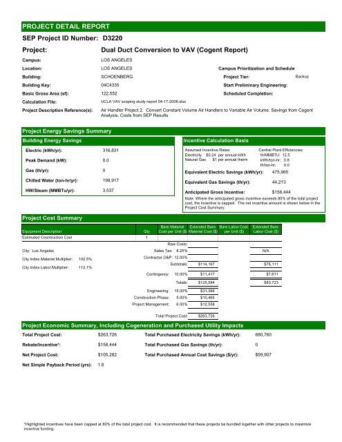 UC Los Angeles Campus & Medical Center Strategic Energy Plan ...