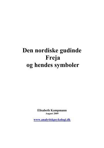 Den nordiske gudinde Freja og hendes symboler - Elisabeth ...