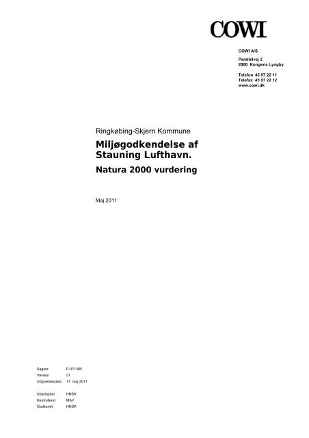 Tillæg nummer 6 til Kommuneplan 2009-2021 for et område til ...