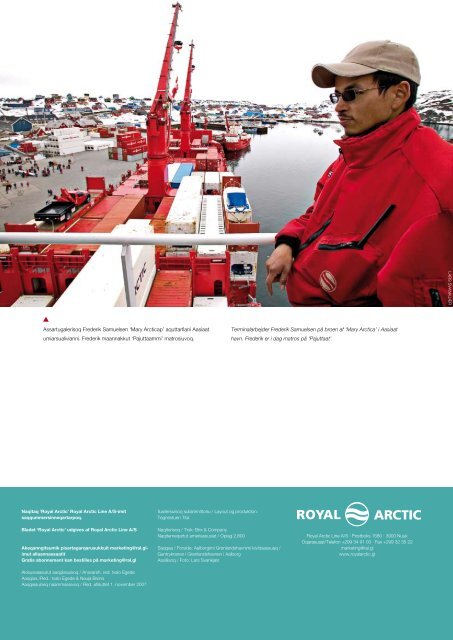 Nr. 41 · Ukioq · ViNter 2007/2008 - Royal Arctic Line