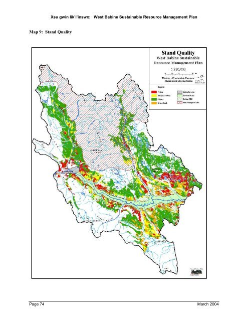 West Babine Sustainable Resource Management Plan