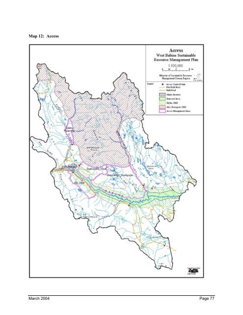 West Babine Sustainable Resource Management Plan