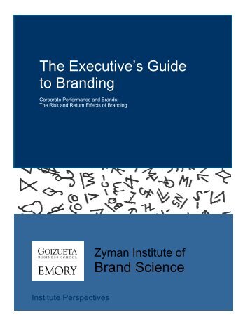 The Executive's Guide to Branding