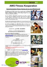 AWO Fitness Kooperation - AWO Rhein-Erft & Euskirchen eV