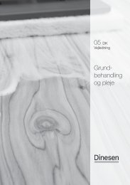 Grundbehandling og pleje - Dinesen