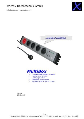 MultiBox - antrax.de