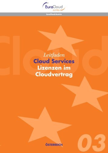 Leitfaden Cloud Services Lizenzen im ... - EuroCloud.Austria