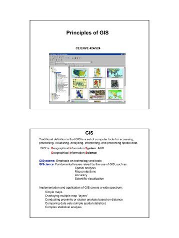 Principles of GIS - Capita