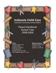 Indianola Child Care - Indianola Community Schools