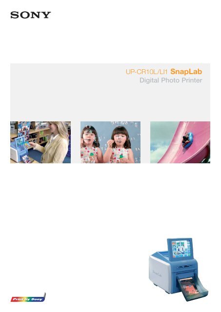 Sony UP-CR10L/LI1 SnapLab Digital Photo Printer - VB