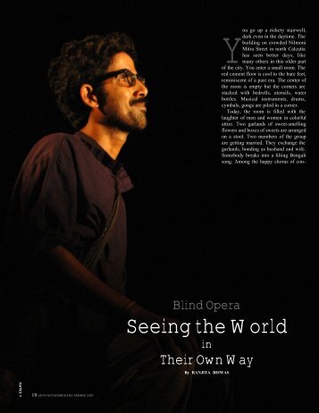 Blind Opera Seeing the World in Their Own Way