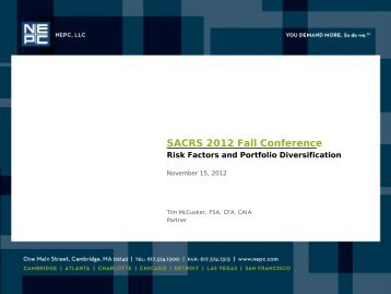 SACRS 2012 Fall Conference