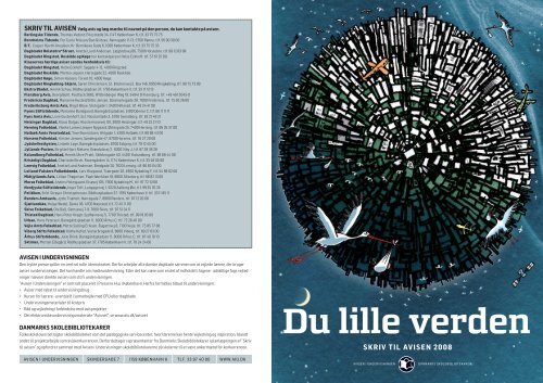 SKRIV TIL AVISEN 2008