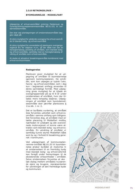 1. Forslag til Kommuneplan 2013 - Middelfart Kommune