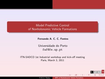 Model Predictive Control of Nonholonomic Vehicle Formations