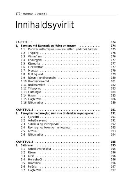 hvítabók • fylgibind 2 fyrisiting - Løgmansskrivstovan