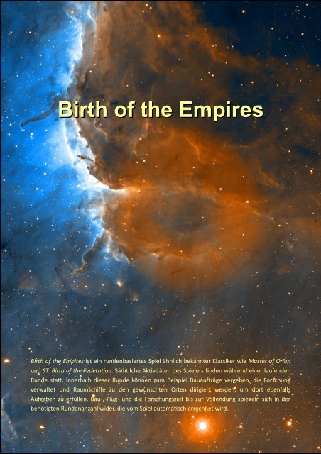 Birth of the Empires