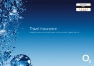 Travel Insurance - O2 Family