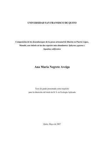 Ana Maria Negrete Aveiga - Repositorio Digital USFQ - Universidad ...