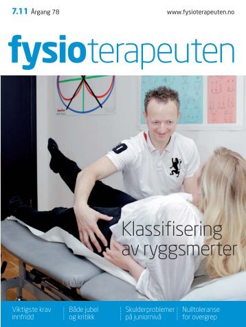 Last ned PDF - Fysioterapeuten