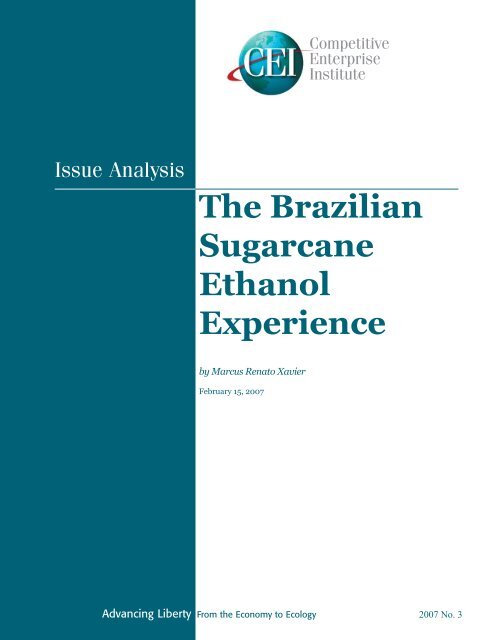 The Brazilian Sugarcane Ethanol Experience - AgManager