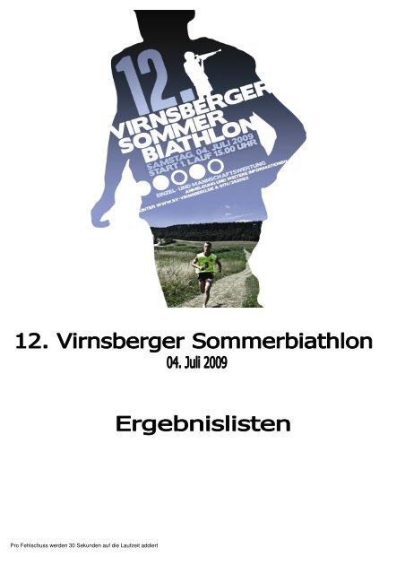 12. Virnsberger Sommerbiathlon 2009 - TSV Emskirchen