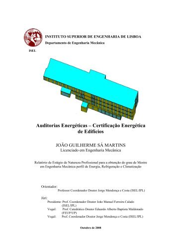 Auditorias Energéticas – Certificação Energética de Edifícios