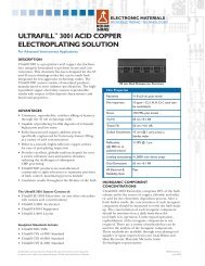 ULTRAFILL™ 3001 Acid Copper - MicroChem