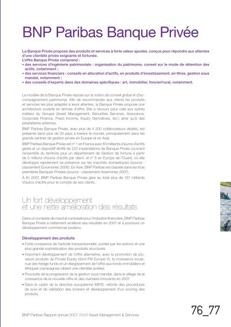 Rapport annuel - BNP Paribas